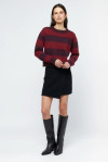 RED AND BROWN JUMPER